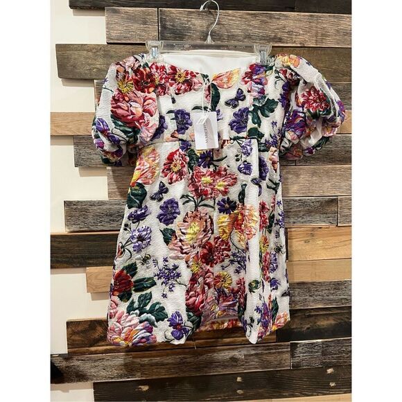 MARCHESA NOTTE NWT Bubble Mini Dress Sz 8 - Picture 4 of 11